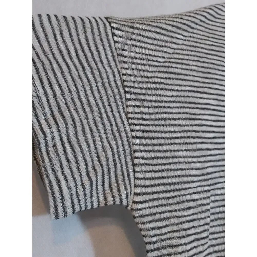 Old Navy Oversized Striped Scoop Neck Lightweight Knit Top Size S